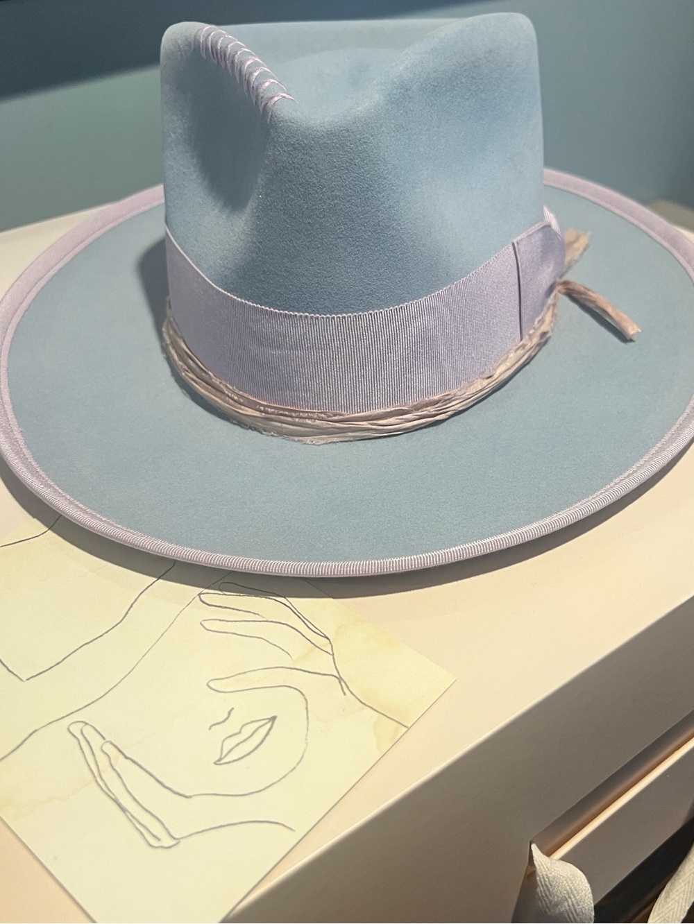 Teressa Foglia Aquatta Hat - Sz 7 - New in Box - Picture 7 of 14